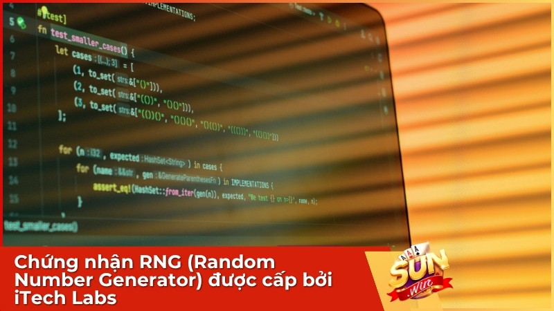 Chứng nhận RNG (Random Number Generator) được cấp bởi iTech Labs